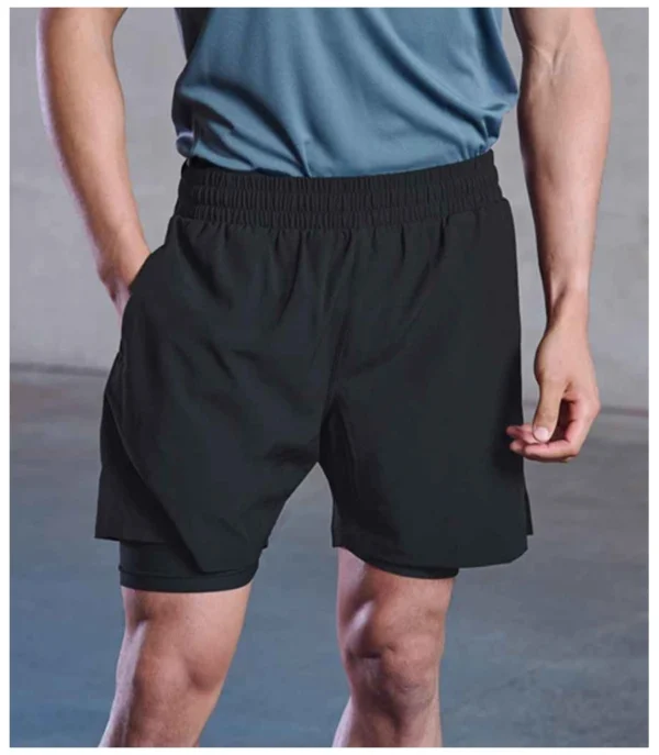Tombo TL615 Tombo Double Layer Sports Shorts